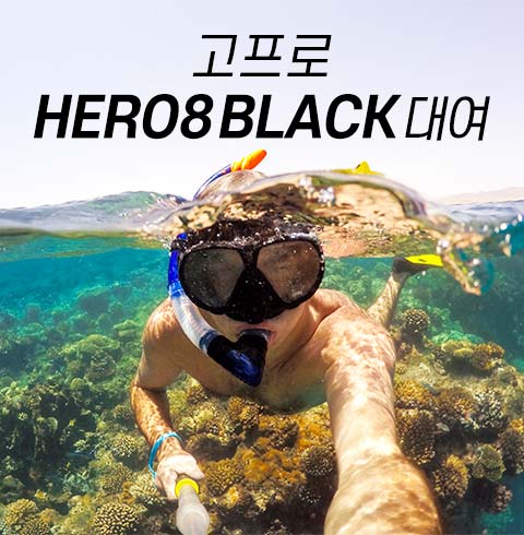 신상 고프로 hero8 대여 (3일 대여권)