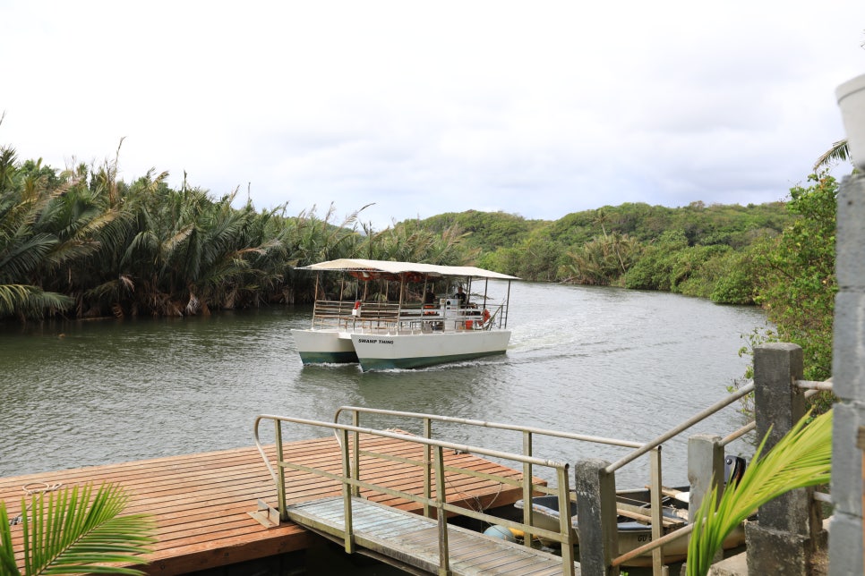 괌정글투어 정글 리버 크루즈 탈로포포 강 자연 체험 문화 프로그램