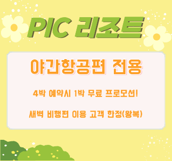 [새벽항공 특가] PIC 리조트