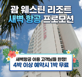 [새벽항공 특가] 웨스틴 리조트